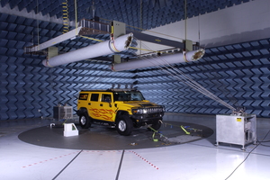 SUV tested on the AVL ROADSIM EMC 4x4 LIGHT TRUCK