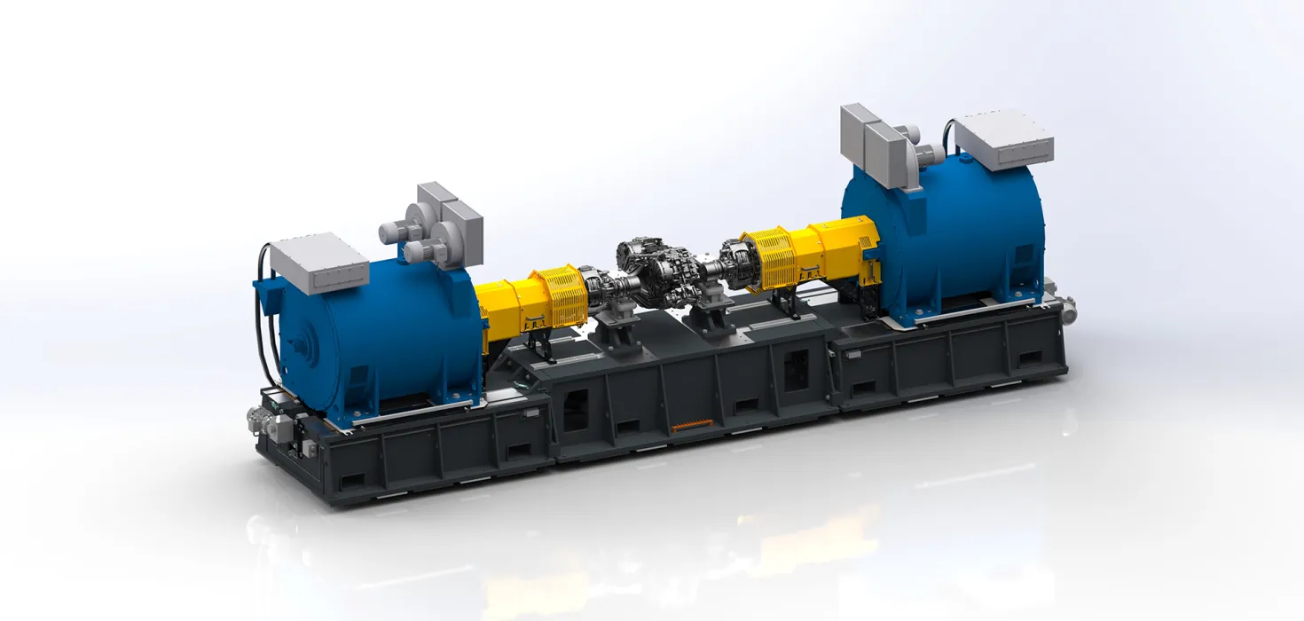 E-Axle Performance Testbed for Heavy Duty Application 