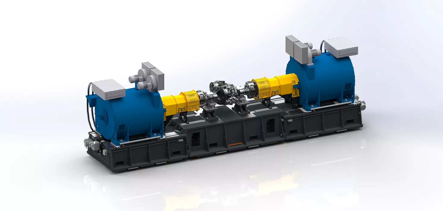 E-Axle Performance Testbed for Heavy Duty Application