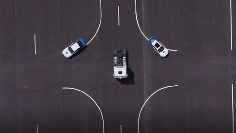 ADAS proving ground top view