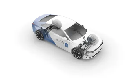 AVL BEV Sedan with Chassis
