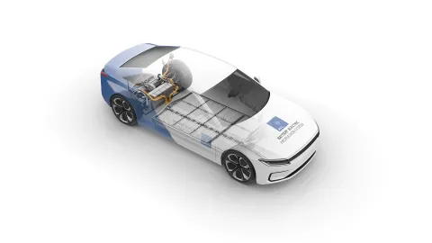 AVL BEV Sedan with Propulsion