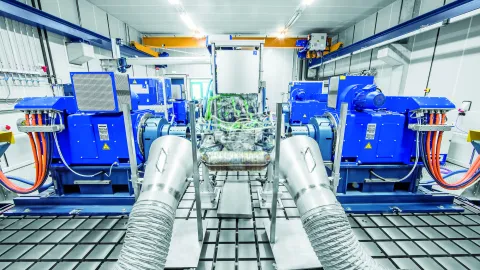 Picture of a Powertrain Testbed