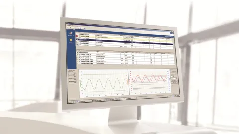 ParticleScale Software on Screen