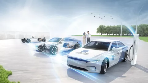 BEV Sedan Charging