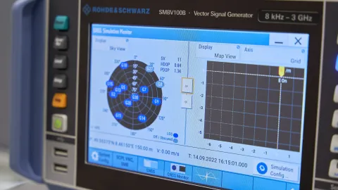 Rhode and Schwarz GNSS Stimulator for ADAS AD Testing for the AVL DRIVINGCUBE
