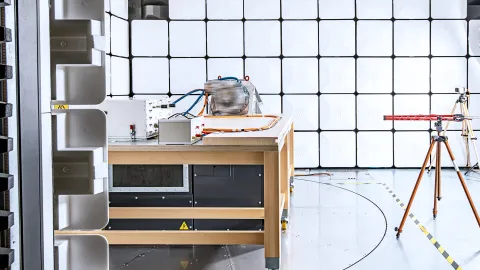 EMC Testbed - Side View