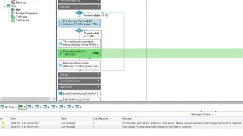 Screenshot LYNX Flowchart Test Designer