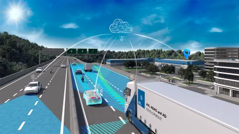 Key Visual Automated and Connected Mobility Engineering