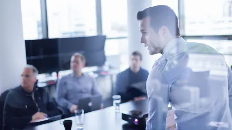 people in meeting room