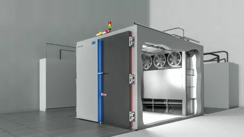 Climatic Chamber Battery Pack Testing