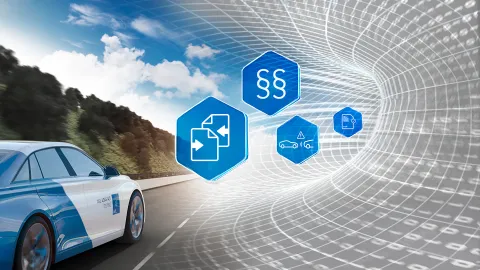 Keyvisual for AVL Big Data Plattform for ADAS/AD Testing 