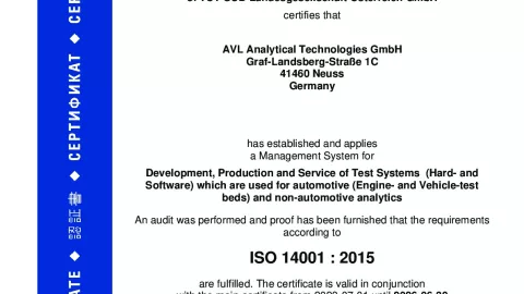 AVL Analytical Technologies GmbH_Neuss_ISO14001_U1530569  011-00