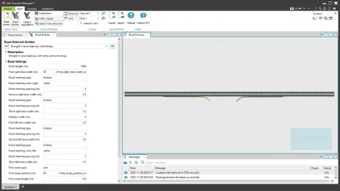 AVL Scenario Designer™ - Road Builder