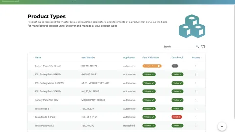 Battery Passport User Interface