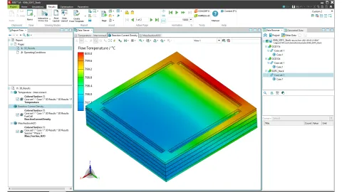 SOFC/SOEC Simualtion - Guided 3D Multi-Physics CFD Workflows