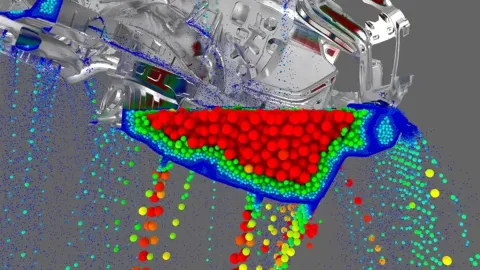 Water Management Simulation - Continuous Particle Size