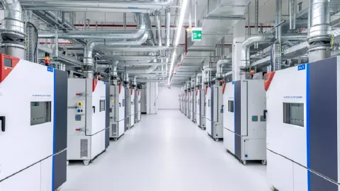 Battery Cell Testing Lab