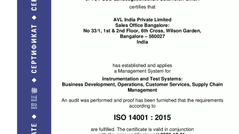 AVL India Pvt. Ltd_Bangalore_ISO14001_U1530569 009-05