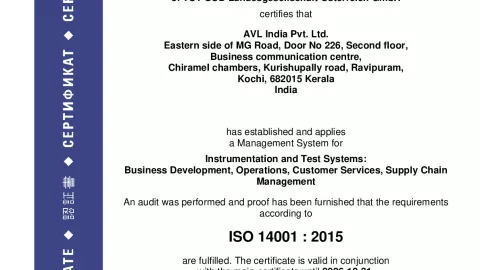 AVL India Pvt. Ltd_Kochi_ISO 14001_U1530569 009-08