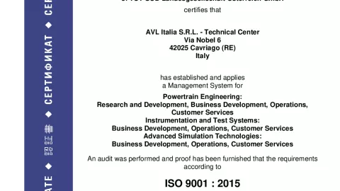 AVL Italy S.R.L_ISO 9001_Q1530569-018-02