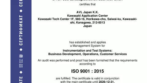 AVL Japan K.K_Kawasaki_ISO 9001_Q1530569 007-01