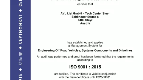 AVL List GmbH_Steyr_ISO 9001_Q1530569  001-01