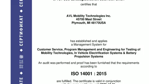 AVL Mobility Technologies Inc._Plymouth_ISO 14001_U1530569 008-03