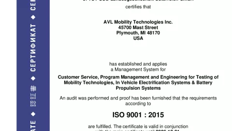 AVL Mobility Technologies Inc._Plymouth_ISO 9001_Q1530569 021-07