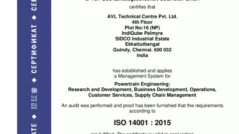 AVL Technical Center Pvt. Ltd_Chennai_ISO 14001_U1530569 009-11