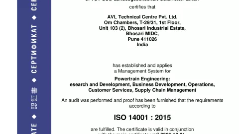 AVL Technical Center Pvt. Ltd_Pune_ISO 14001_U1530569 009-12