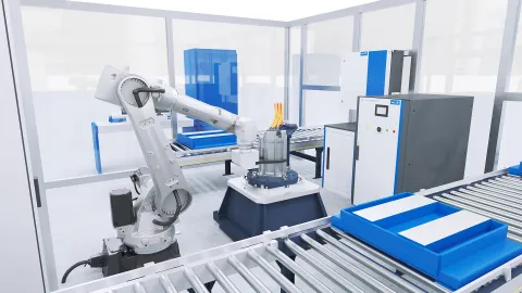 rendering of e-motor EOL unloaded testbed