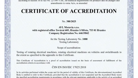 AVL Moravia s.r.o._Accreditation as Testing Laboratory_ISO 17025_1080_380-2025