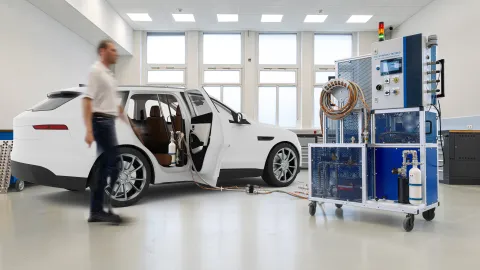 AVL Stingray Testbed in a car