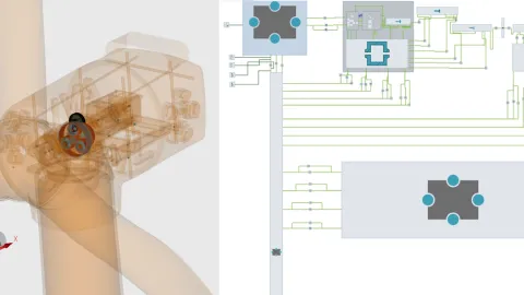 Wind turbine simulation with AVL EXCITE M
