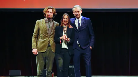 Hans Gordon List, Elisabeth Gigler und Michael Ksela, Auszeichnung in Berlin[2]