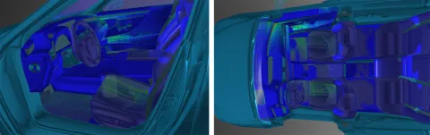 PreonLab shows the wetting time of surfaces in contact with water.