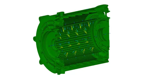 Electromagnetic Forces Acting on the Stator Teeth