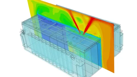 AVL FIRE M CFD Battery Simulation