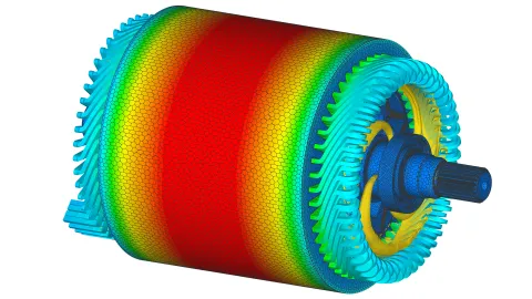AVL FIRE M CFD E Motor Simulation