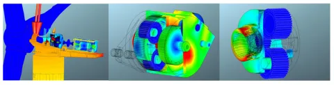 Transient Stress Distribution of Components