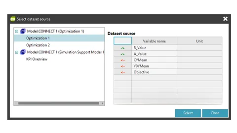 Figure 4: Data Set Selection