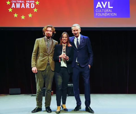 Hans Gordon List, Elisabeth Gigler und Michael Ksela, Auszeichnung in Berlin[2]